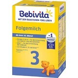 BEBIVITA Milk 3 UK instant follow-on milk formula. 9 months, 500 g 1×500 g
