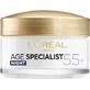 L'OREAL AGE SPECIALIST 55+ NIGHT 1x50 ml, crème anti-rides