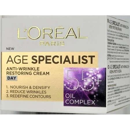 L'OREAL AGE SPECIALIST 55+ NIGHT 1x50 ml, crème anti-rides