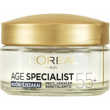L'OREAL AGE SPECIALIST 55+ NIGHT 1x50 ml, crème anti-rides