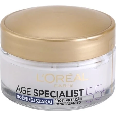 L'OREAL AGE SPECIALIST 55+ NIGHT 1x50 ml, crème anti-rides
