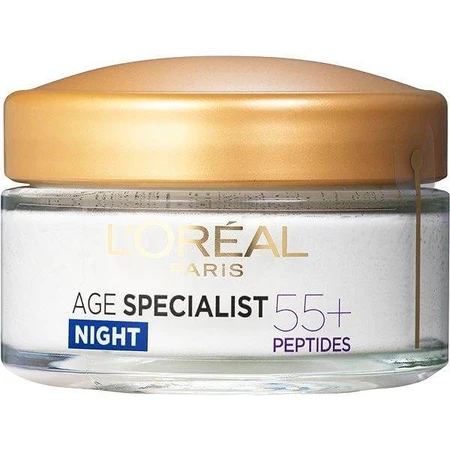 L'OREAL AGE SPECIALIST 55+ NIGHT 1x50 ml, crème anti-rides