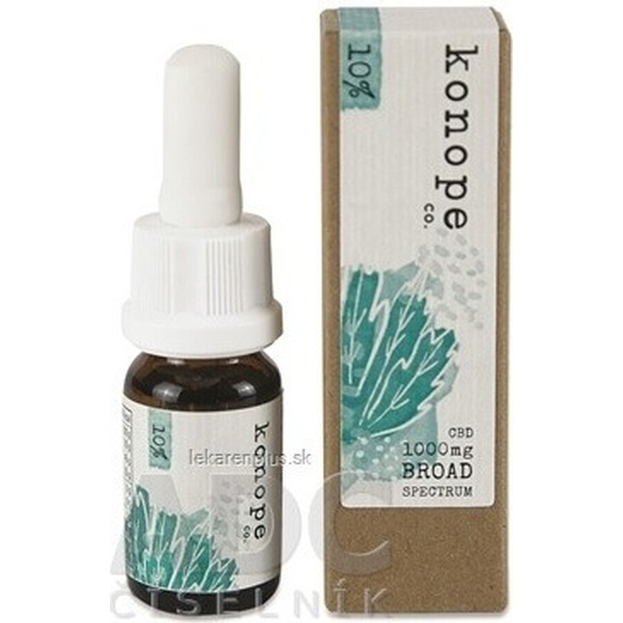 Hemp co. 10% CBD in olio di argan biologico - ampio spettro 1000mg 1×10 g