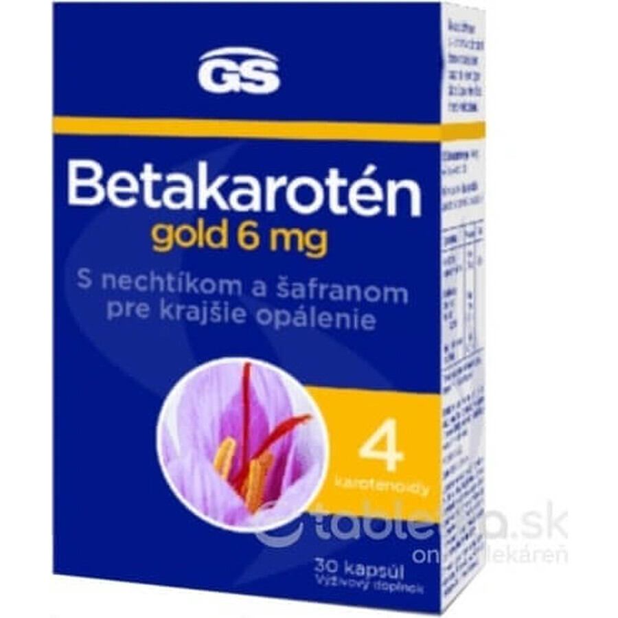 GS Betacaroten Gold 6 mg 1×30 cps, Nahrungsergänzungsmittel