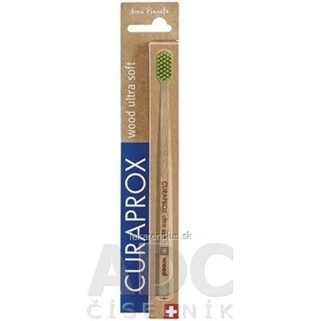 Curaprox CS Holz - Holzzahnbürste 1×1 Stück, Holzzahnbürste