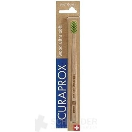 Curaprox CS Holz - Holzzahnbürste 1×1 Stück, Holzzahnbürste