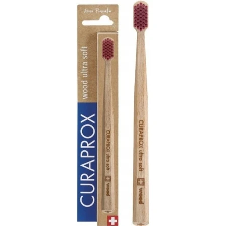Curaprox CS Holz - Holzzahnbürste 1×1 Stück, Holzzahnbürste