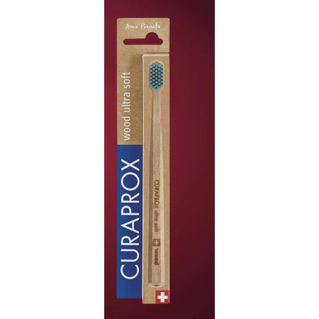 Curaprox CS Holz - Holzzahnbürste 1×1 Stück, Holzzahnbürste