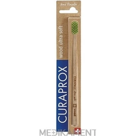 Curaprox CS Holz - Holzzahnbürste 1×1 Stück, Holzzahnbürste