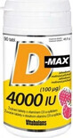 Vitabalans D-max 4000 IU (100 &#181;g) 1&#215;90 tbl, vitamine D3