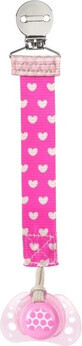 CHICCO CHICCO Soother Clip Fashion Girl 1&#215;1 pc, for most pacifiers