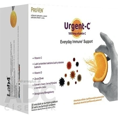 Pro-Ven Urgent-C Everyday Immune Support Brausepulverbeutel 1x30 Stück