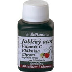 MedPharma APPLE COCONUT, VIT C, FIBRE, CHROME 1×37 tbl, APPLE COCONUT, VIT C, FIBRE, CHROME
