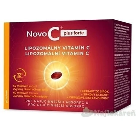Novo C plus forte LIPOSOMAL VITAMIN C 1×60 tbl
