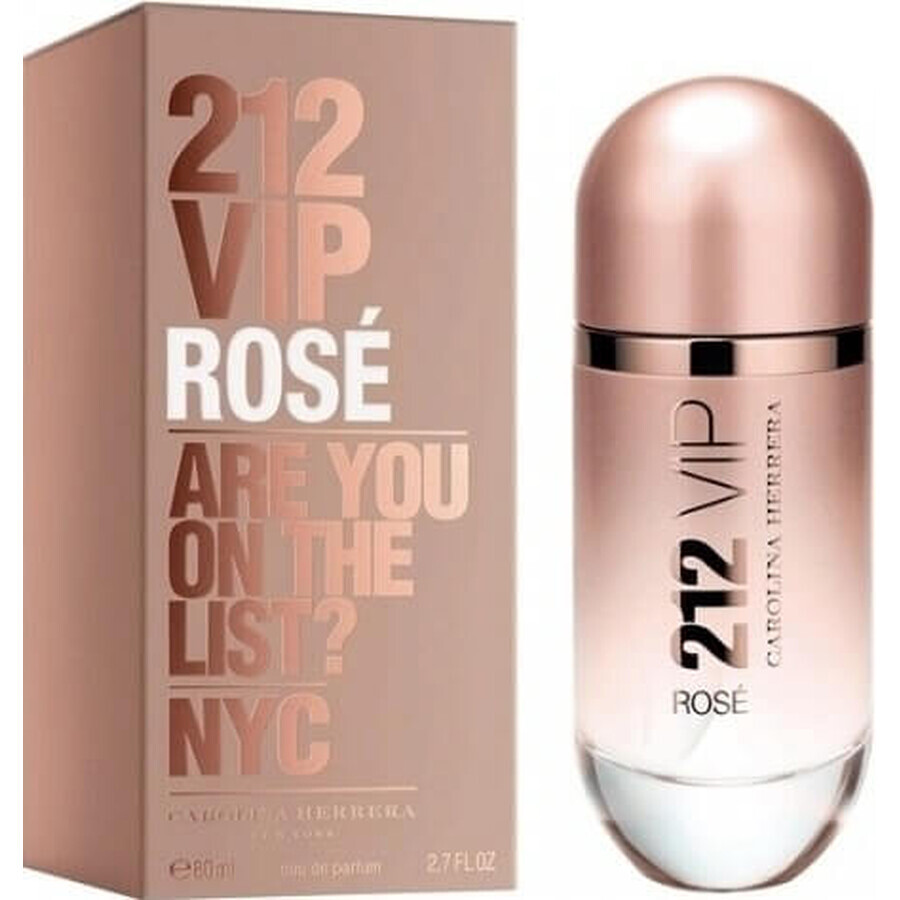 Carolina Herrera 212 Vip Rose Edp 80ml 1×80 ml 1×80 ml, eau de parfum Carolina Herrera 212 Vip Rose Edp 80ml 1×80 ml 1×80 ml, eau de parfum