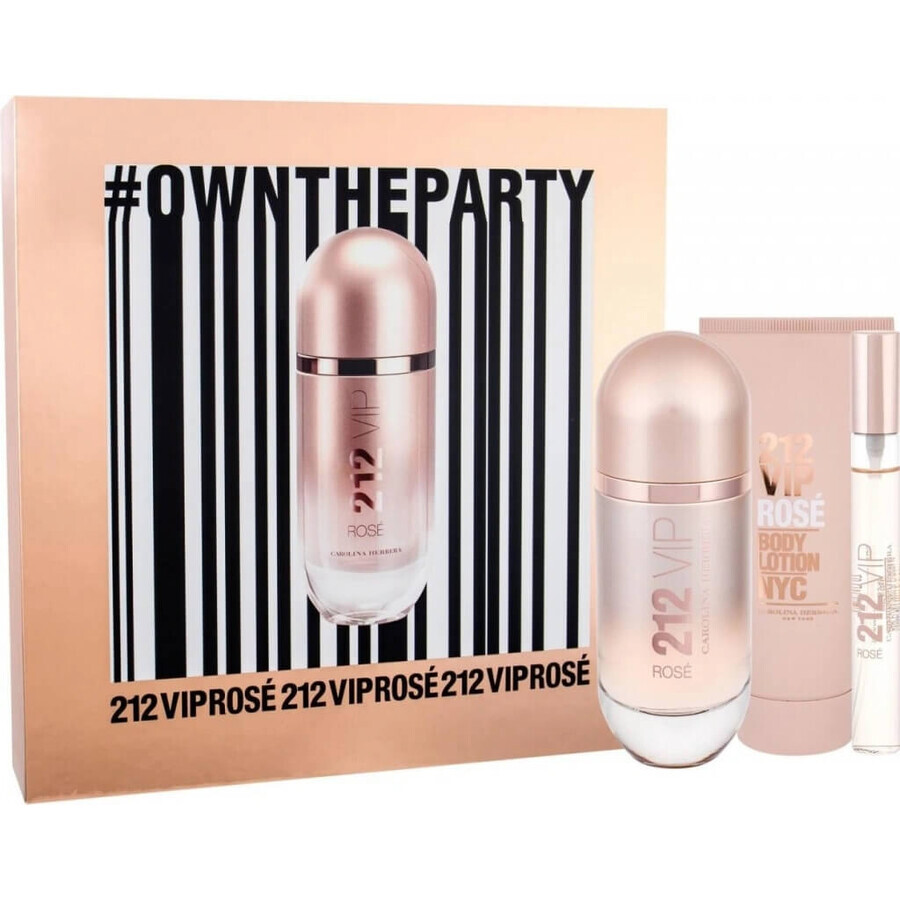 Carolina Herrera 212 Vip Rose Edp 80ml 1×80 ml 1×80 ml, eau de parfum Carolina Herrera 212 Vip Rose Edp 80ml 1×80 ml 1×80 ml, eau de parfum