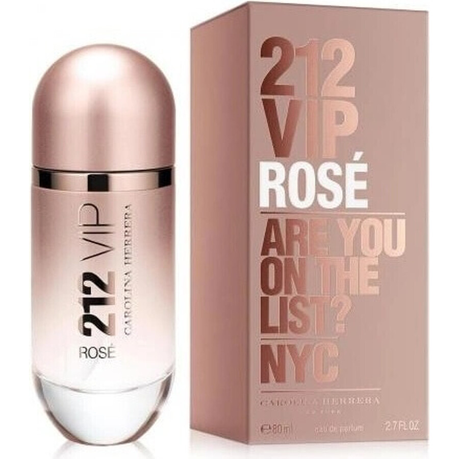 Carolina Herrera 212 Vip Rose Edp 80ml 1×80 ml 1×80 ml, eau de parfum Carolina Herrera 212 Vip Rose Edp 80ml 1×80 ml 1×80 ml, eau de parfum