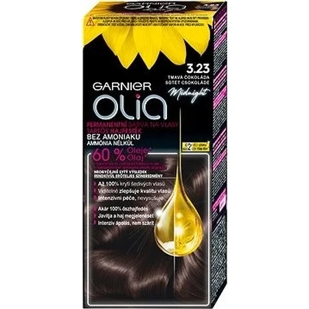 Garnier Olia Coloración Permanente 3.23 Chocolate Oscuro 1×1, coloración permanente