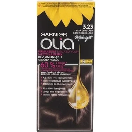 Garnier Olia Coloración Permanente 3.23 Chocolate Oscuro 1×1, coloración permanente