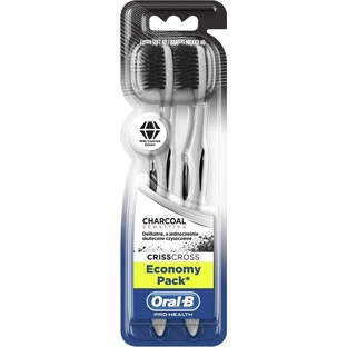 Tandenborstel Oral B 3D White Charcoal sensitive 1×2 stuks, tandenborstels