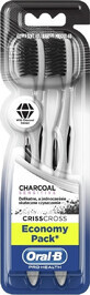 Toothbrush Oral B 3D White White Charcoal sensitive 1&#215;2 pcs, toothbrushes