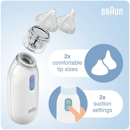 Electric nasal aspirator, TOW011956, Braun