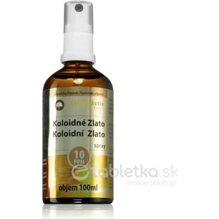 Pharma Activ Colloïdaal goud spray 1×100 ml, natuurlijke cosmetica