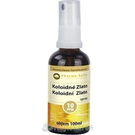 Pharma Activ Colloïdaal goud spray 1×100 ml, natuurlijke cosmetica