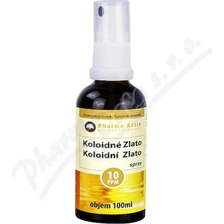 Pharma Activ Colloïdaal goud spray 1×100 ml, natuurlijke cosmetica