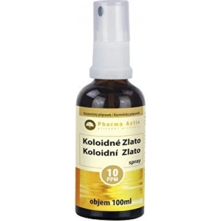 Pharma Activ Colloïdaal goud spray 1×100 ml, natuurlijke cosmetica