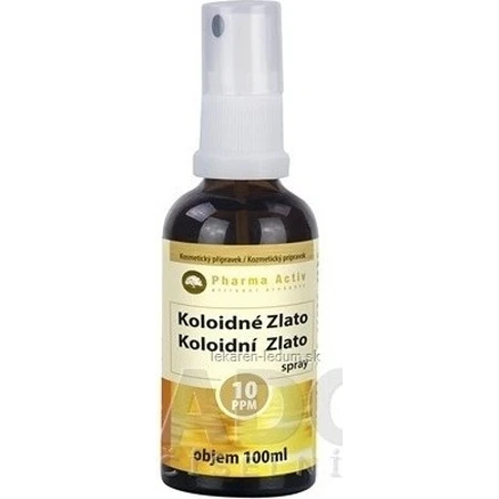Pharma Activ Colloïdaal goud spray 1×100 ml, natuurlijke cosmetica