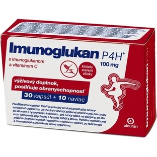 Inmunoglucano P4H 100 mg 1×40 cps, complemento alimenticio