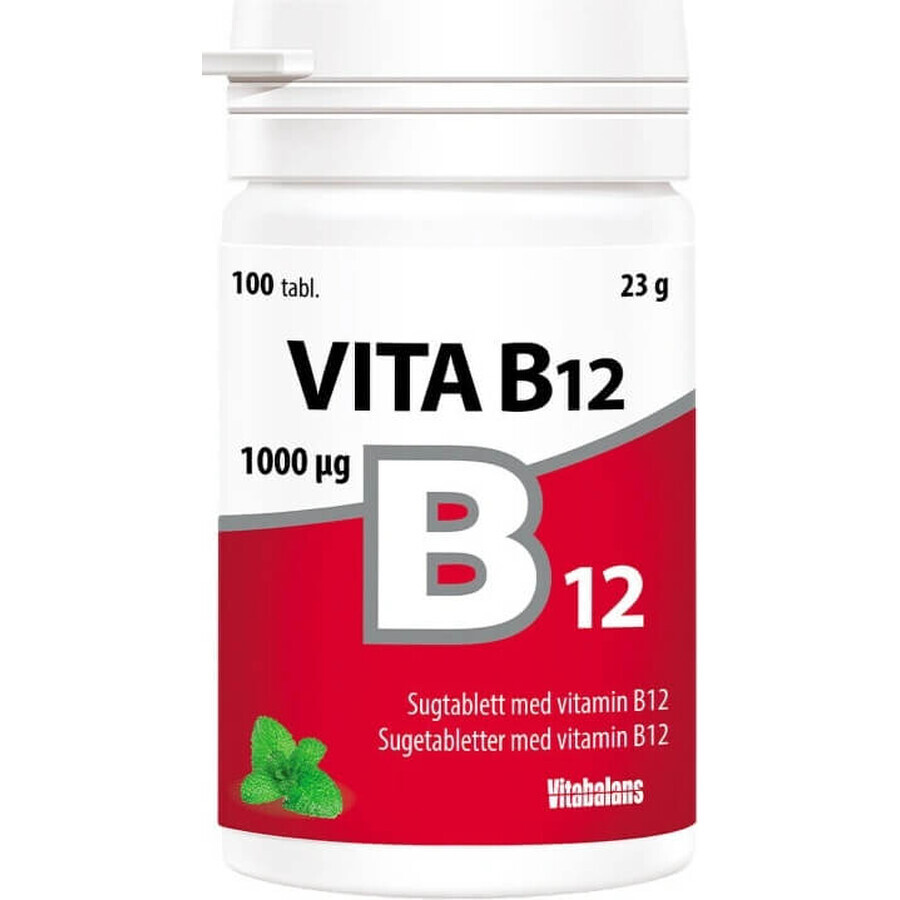 Vitabalans VITA VITA B12 1 mg 1×100 tbl, B12 als Kautabletten