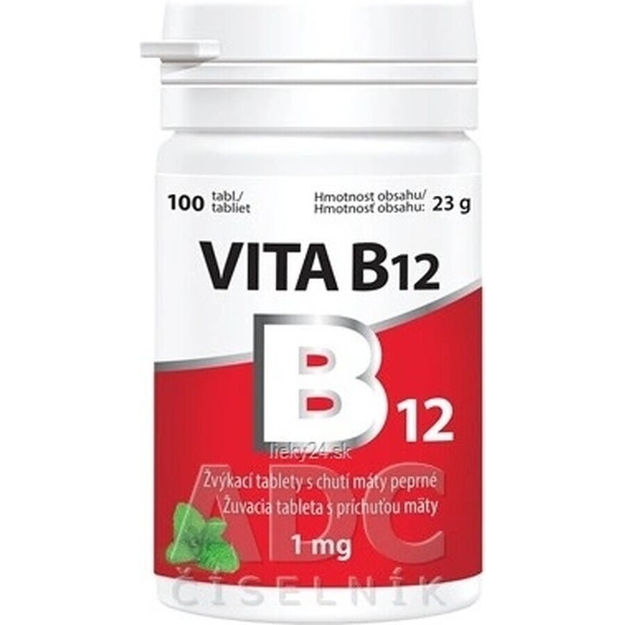Vitabalans VITA VITA B12 1 mg 1×100 tbl, B12 als Kautabletten