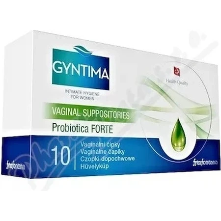 Phytofontana GYNTIMA Probiotica 1×10 Stück, Vaginalzäpfchen