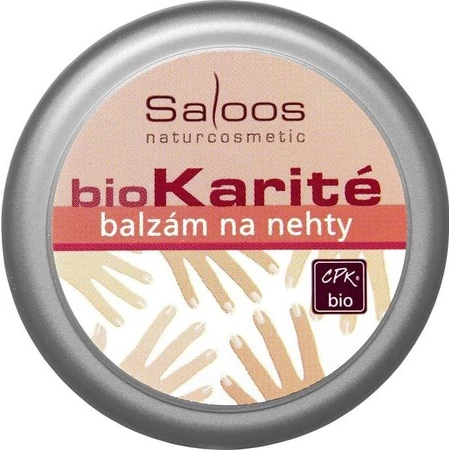 Saloos bioKarité acondicionador de uñas 1×19 ml, alto contenido en zinc, regenera, suaviza