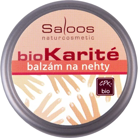 Saloos bioKarité acondicionador de uñas 1×19 ml, alto contenido en zinc, regenera, suaviza