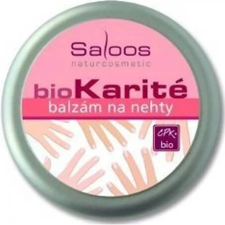 Saloos bioKarité acondicionador de uñas 1×19 ml, alto contenido en zinc, regenera, suaviza