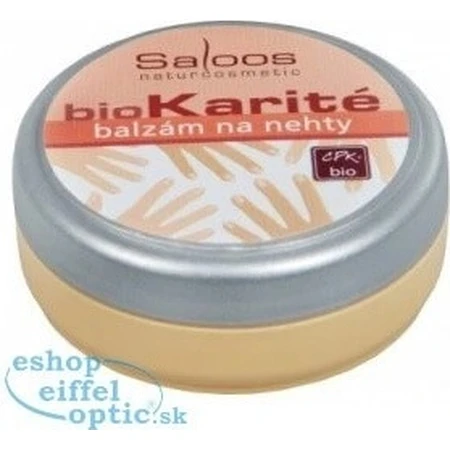 Saloos bioKarité acondicionador de uñas 1×19 ml, alto contenido en zinc, regenera, suaviza
