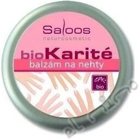 Saloos bioKarité acondicionador de uñas 1×19 ml, alto contenido en zinc, regenera, suaviza