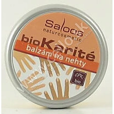 Saloos bioKarité acondicionador de uñas 1×19 ml, alto contenido en zinc, regenera, suaviza