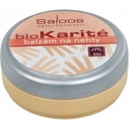 Saloos bioKarité acondicionador de uñas 1×19 ml, alto contenido en zinc, regenera, suaviza