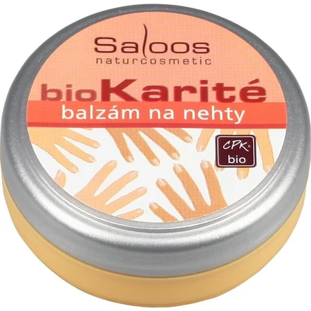Saloos bioKarité acondicionador de uñas 1×19 ml, alto contenido en zinc, regenera, suaviza