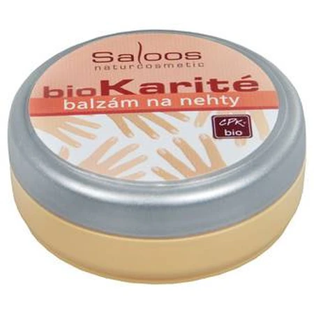 Saloos bioKarité acondicionador de uñas 1×19 ml, alto contenido en zinc, regenera, suaviza