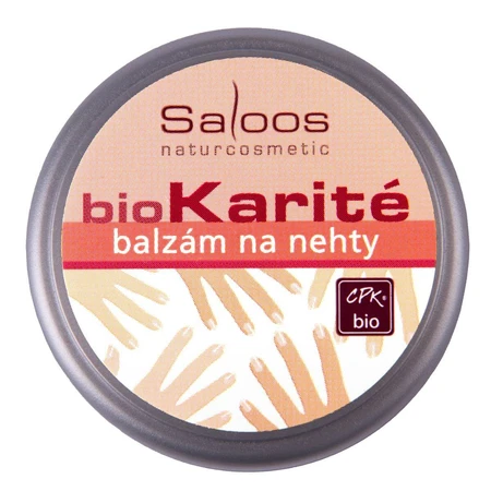 Saloos bioKarité acondicionador de uñas 1×19 ml, alto contenido en zinc, regenera, suaviza