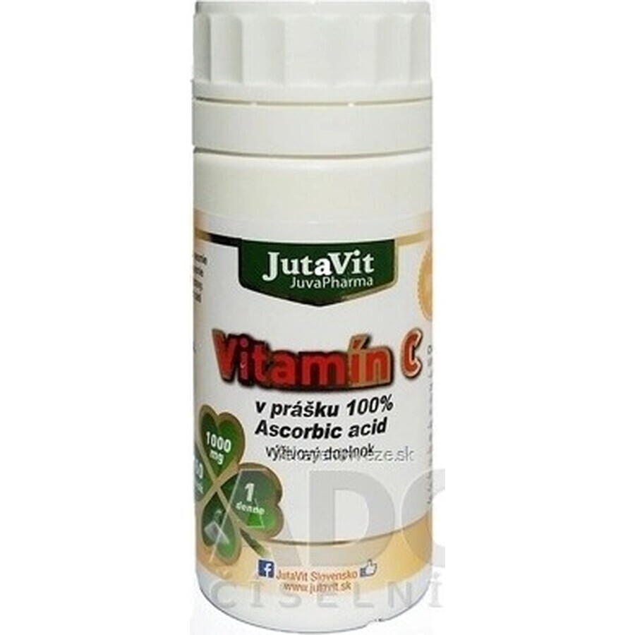 JutaVit Vitamine C (100% acide ascorbique) 1×160 g, complément alimentaire en poudre