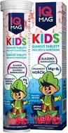 IQ mag Kids Magnesium voor kinderen Framboos 1×20 tbl, voedingssupplement