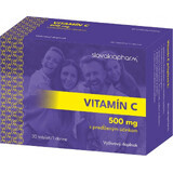 Slovakiapharm VITAMINA C 500 mg efect lung tbl 1x30 buc