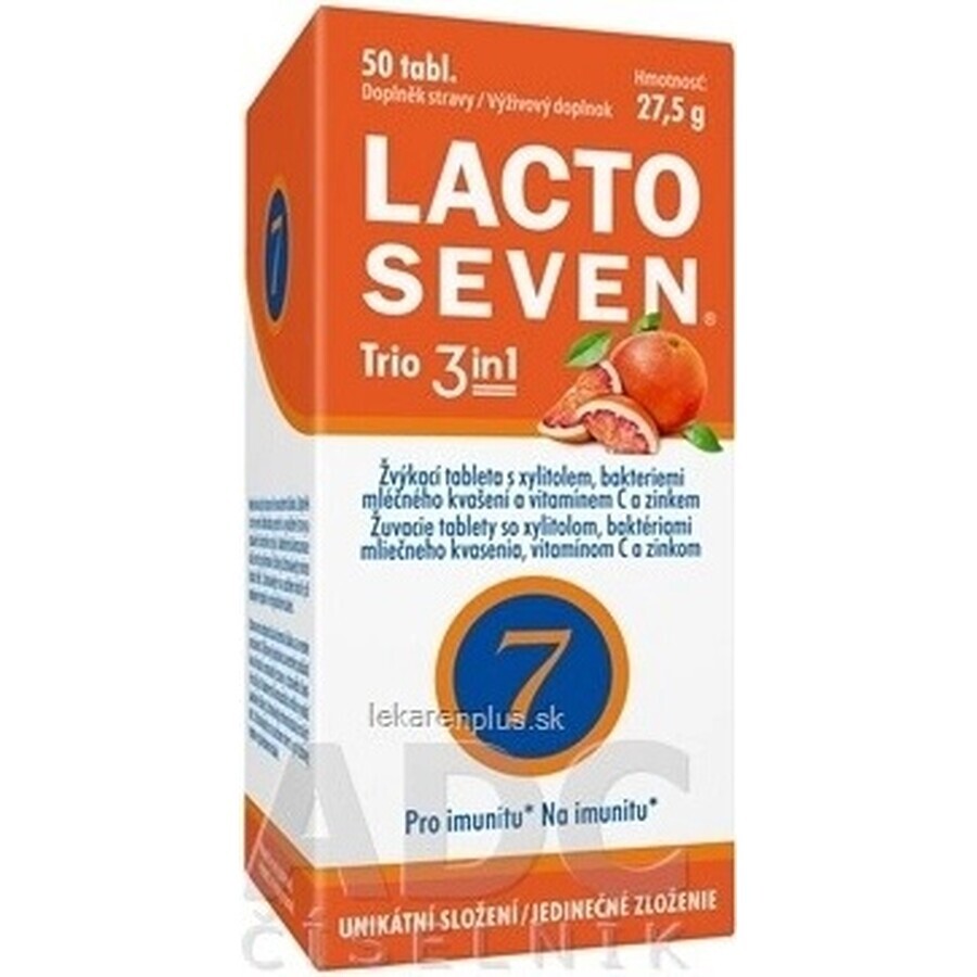 Vitabalans LACTOSEVEN TRIO 3 en 1 1×50 tbl, complemento alimenticio
