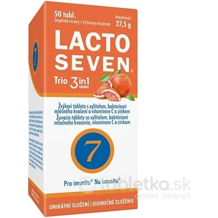 Vitabalans LACTOSEVEN TRIO 3 in 1 1×50 tbl, food supplement